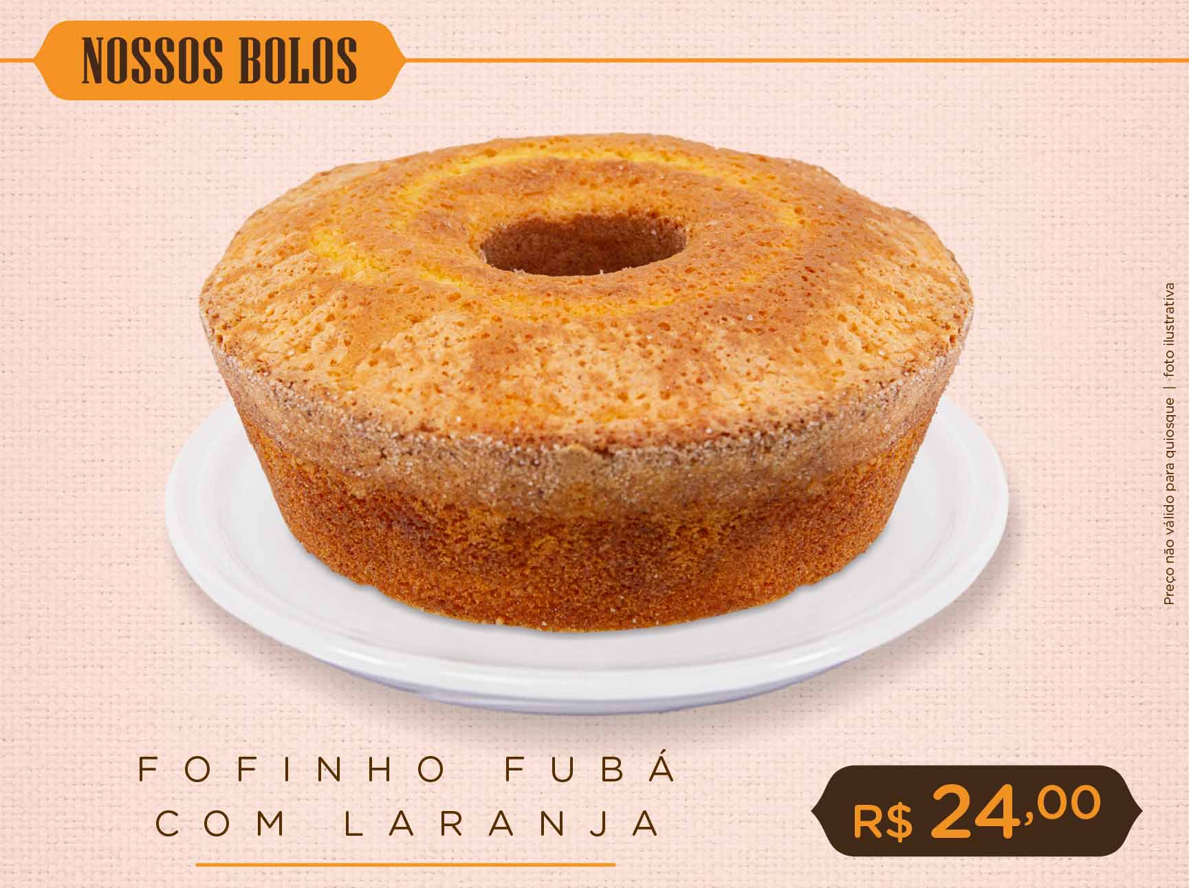 Fofinho Fubá c/ Laranja