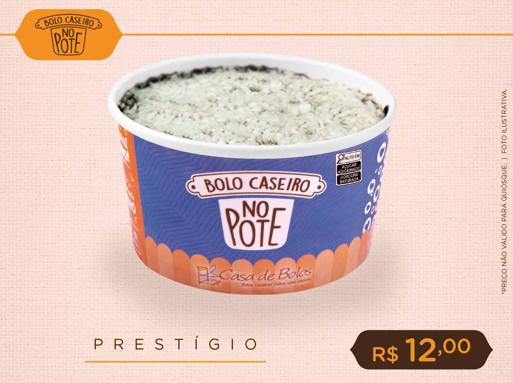 Prestígio  (Bolo caseiro no pote)