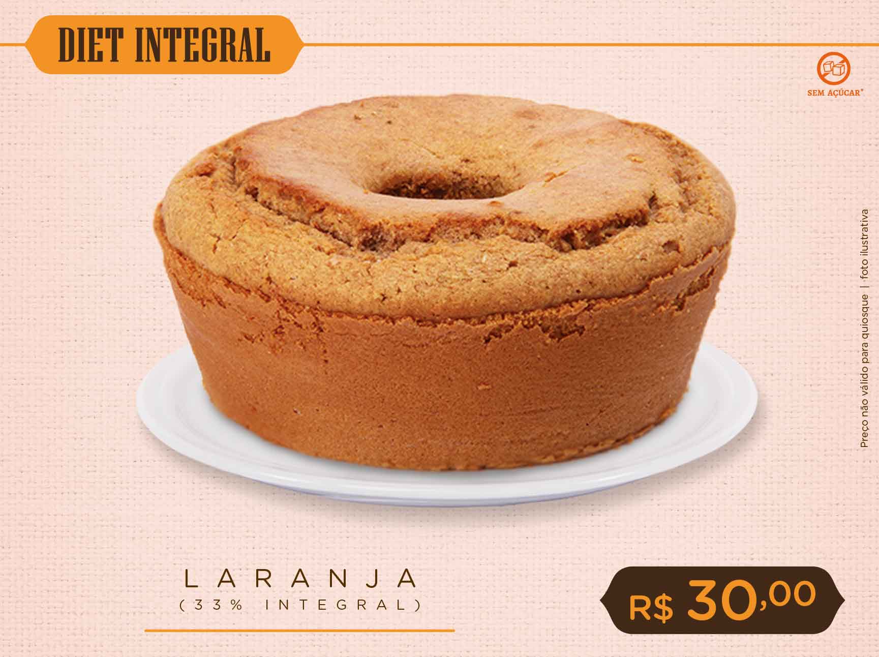 Laranja (33% integral)  - Sem açucar